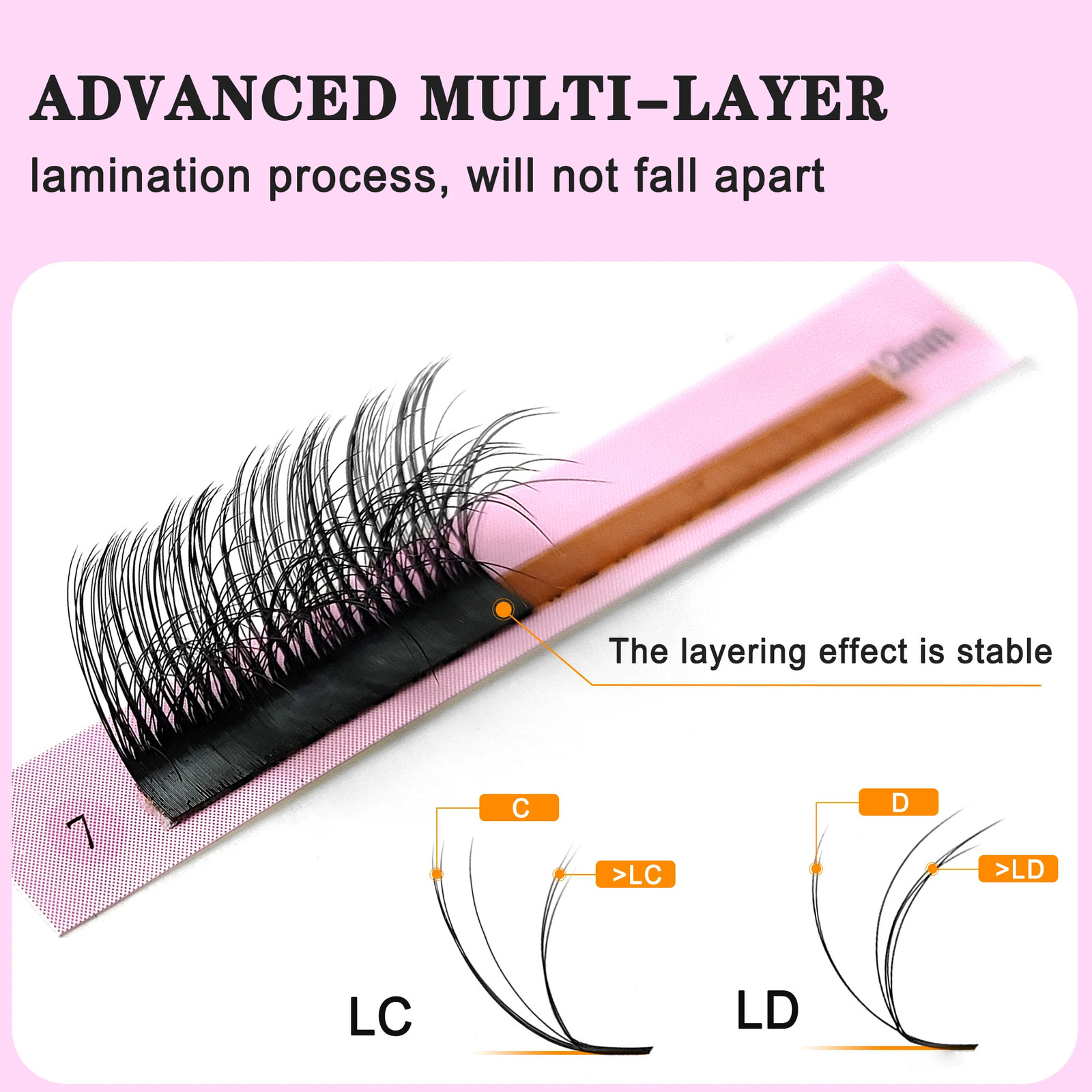 CoMango Perfect 3D Vision Fluffy Camellia Eyelash Premade Fans Wispy Volume Eyelash Extension LD LC Doublelayer Individual Lash 251030