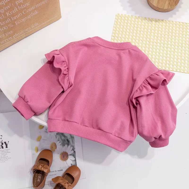 2025 Baby Girls Long Sleeve Tshirt Spring Casual Children Tops Printed Kids Loose Tshirt Autumn Girls Thin SweatshirtT251030
