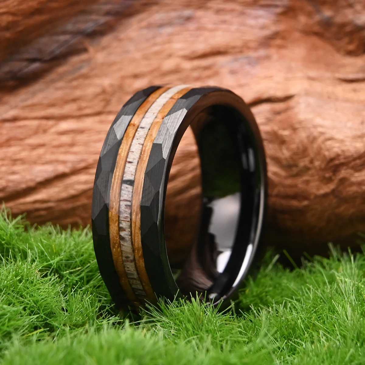 black ring bijoux de luxe man rings vintage joyeria accESSories jewelry anillos de compromiso accESSoires hommeW251030