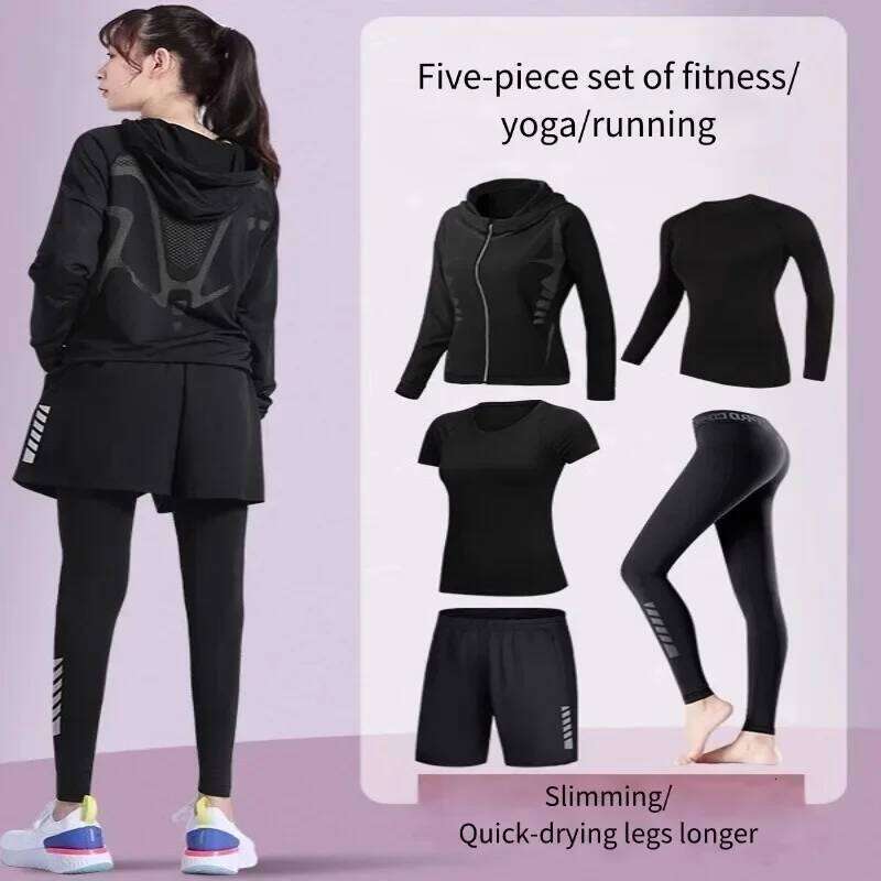 Running Sportswear, Women's Fiess Clothes, Spring And Summer Morning Running Training Equipment
