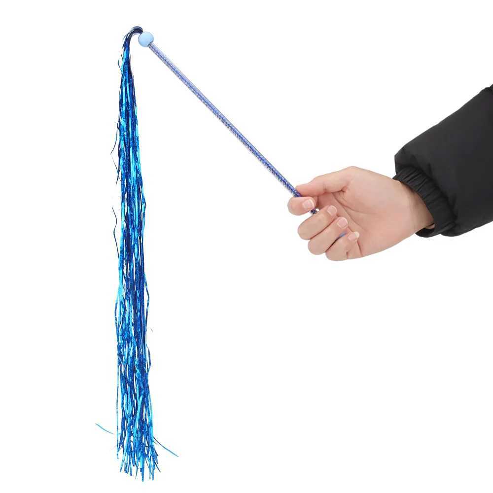 2pcs Colorful Kitten Interactive Rod Tassel Cat Teaser Wand Toys Funny Stick Pet Toy S251029