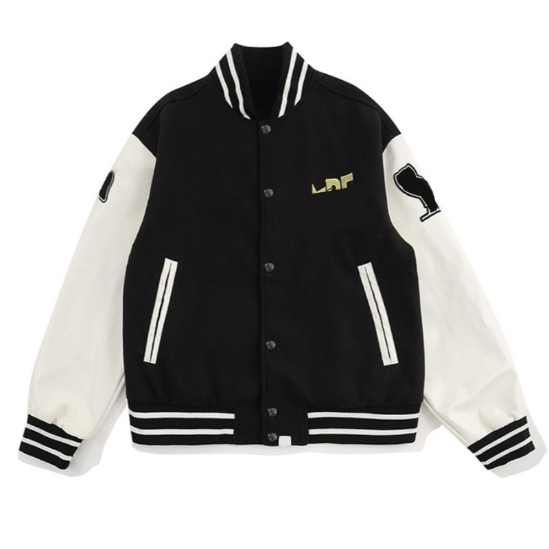 Y141 Hip hop Baseball Jakets couple's clothings Designer Stand Collar Long Sleeve Jackets Man Casual Outerwear cardigan