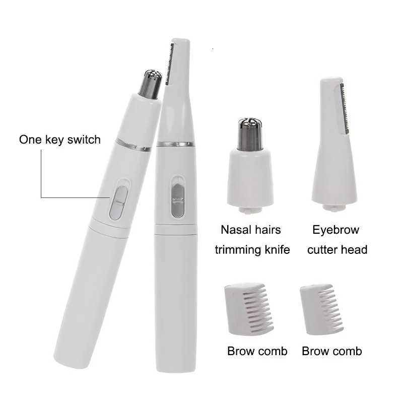 Multifunctional Electric Nose Trimmer Nose Hair Cut Clipper Eyebrow Trimer For Men Women Beauty Tool Safe Lasting Face Care Tool M251030