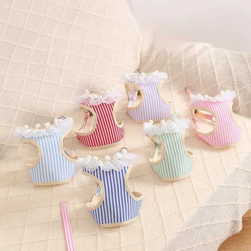 Pet Dog Leash Cute Chest Harness Cat Walking Rope Supplies J251129
