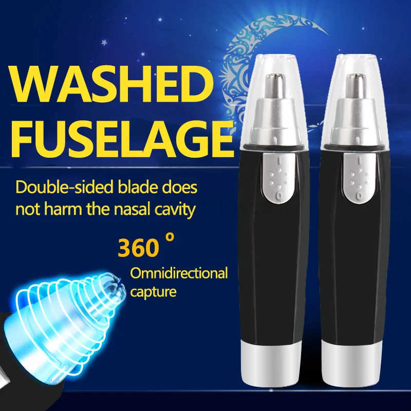 Nose Hair Trimmer Professional Electric Nose Hair Groomer with Stainless Steel Blades and Ergonomic Design for Safe and Efficien Z251030