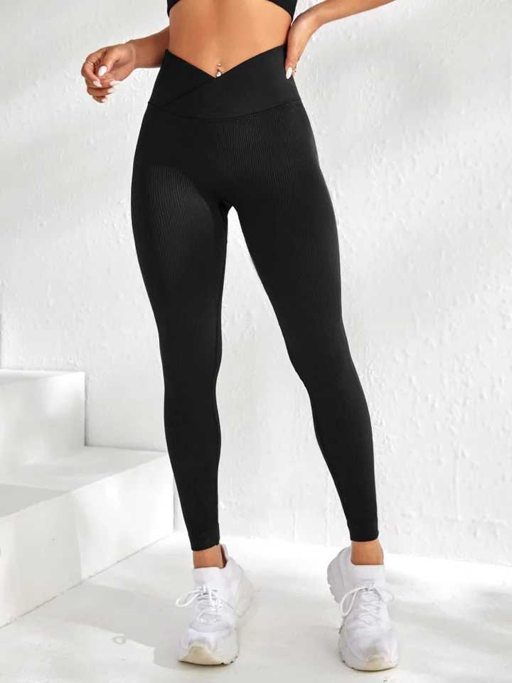 Women Sports Leggings Vwaist Elastic Peach Buttocks Fitness Pants With Raised Hips And High Waist Seamless Yoga Pants Tight J251030