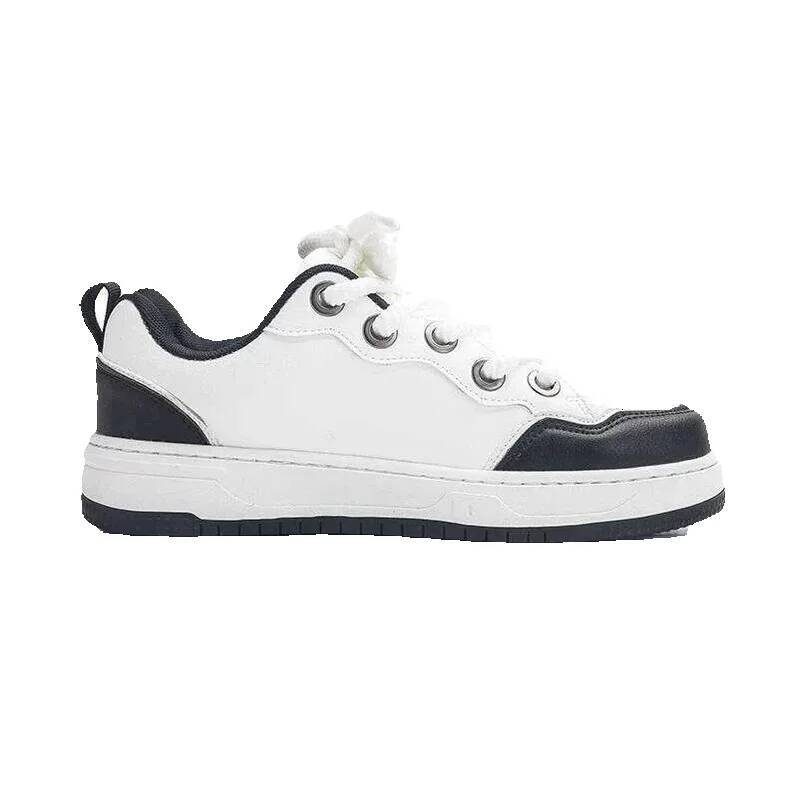 Jifffly 2025 Summer New Men's Sneakers Versatile Loafers Couple Black and White Casual Sports Trendy Shoes Wear-resistant Comfortable