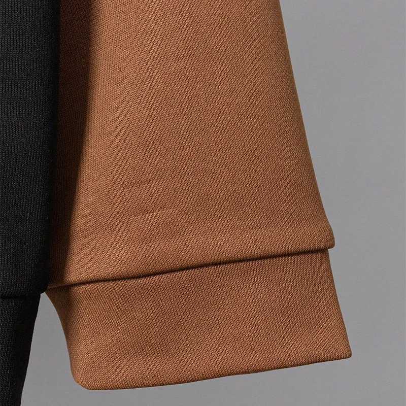 Autumn And Winter Boys Cute Cold And Warm Block Color Hooded Zipper Hoodie Coat Daily Leisure Birthday Party ClothingT251030