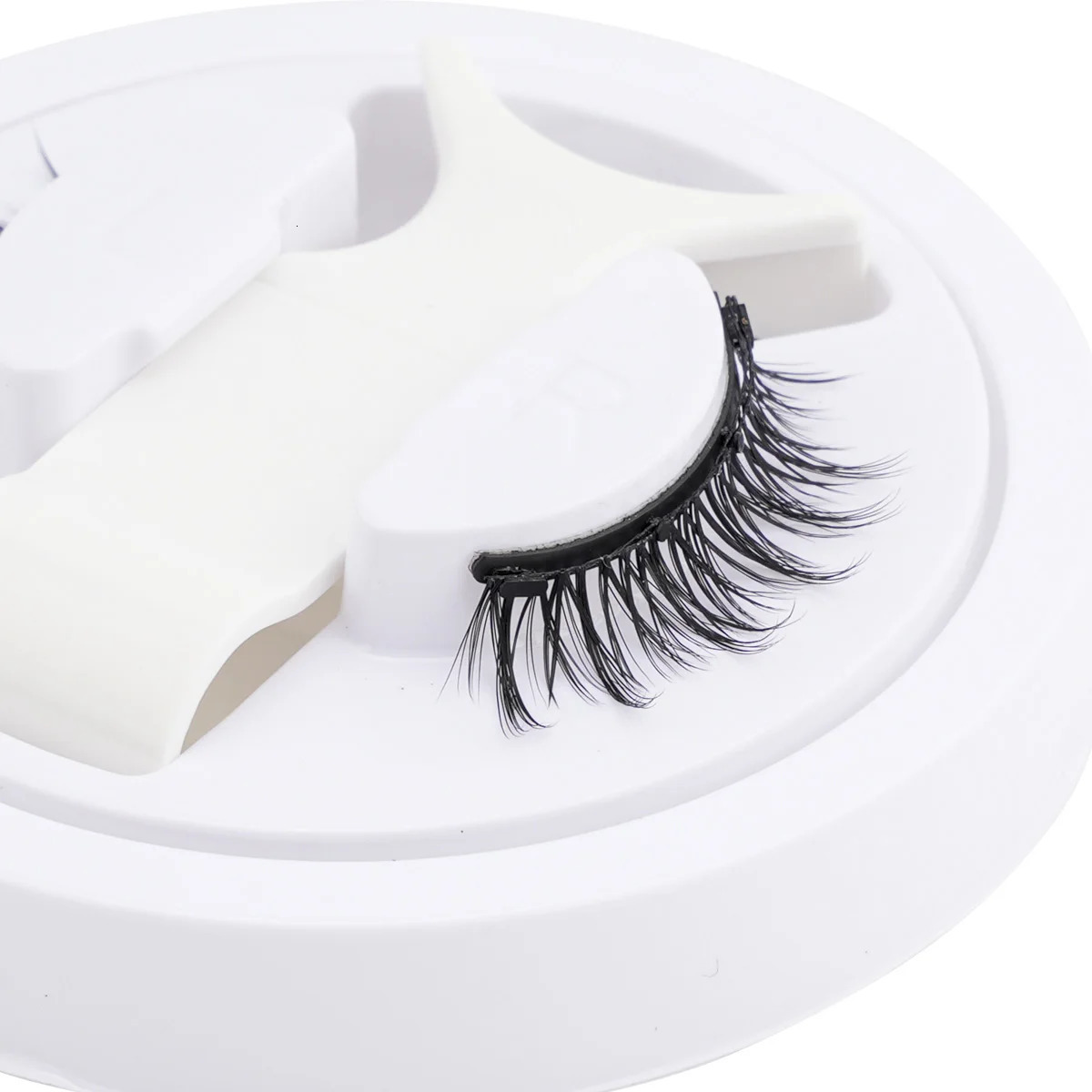 1 Pair Magnetic Eyelashes Handmade Fluffy Faux Mink Lashes Reusable Natural False Eyelashes and Magnetic Tweezers Set Makeup 251030