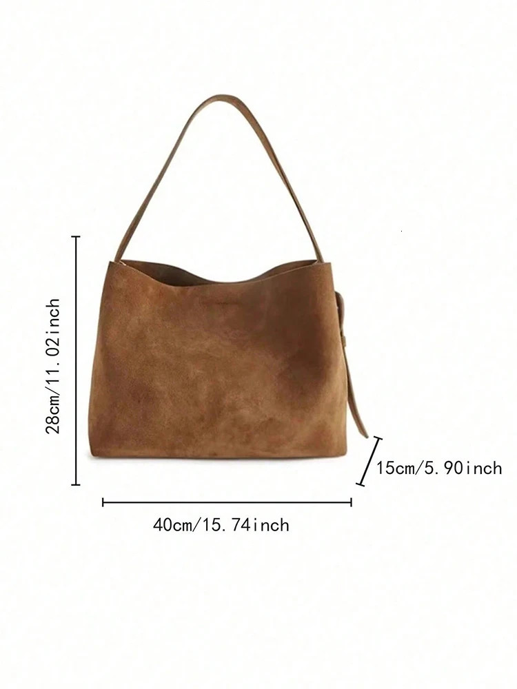 Retro Bag Brown Large Capacity Shoulder Bag Underarm Bag Crossbody Bag Fashion and Leisure Daily Womens Bag 251029