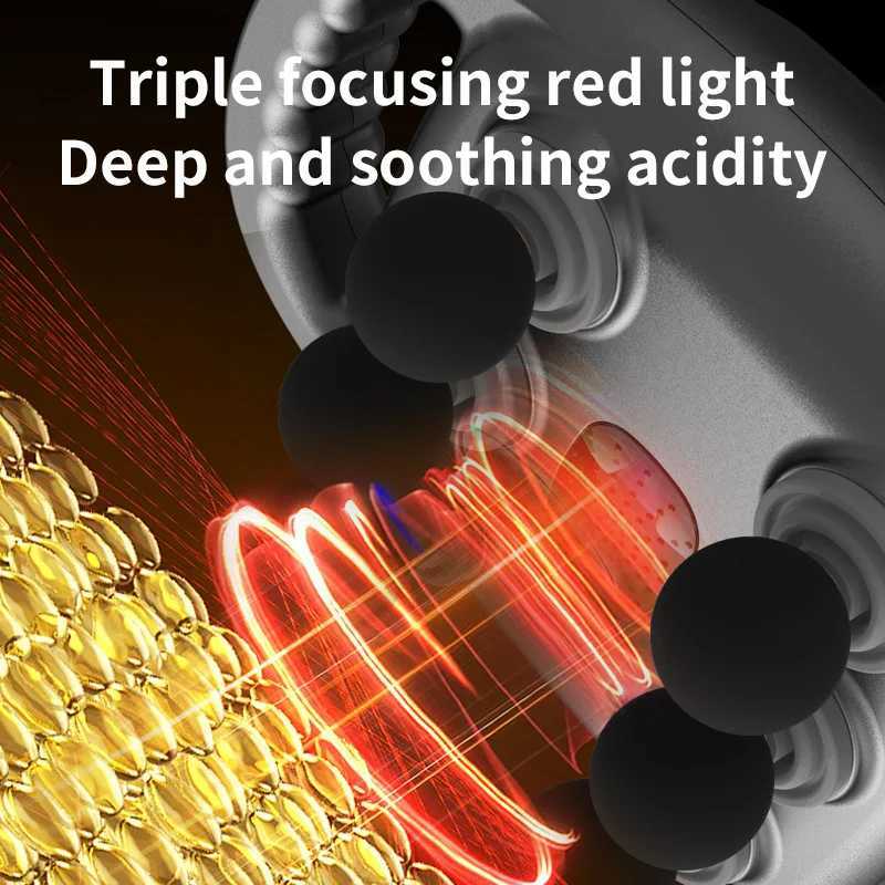 New Six Heads Fascia Gun HighFrequency Vibration Deep Massage Device For Shoulder Waist Back Leg Body Muscle Relaxation Gift J251030