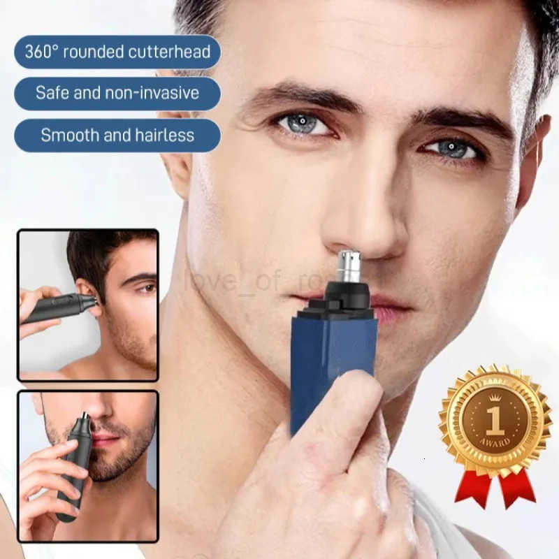 German Quality Electric Nose Hair Trimmer Rechargeable Nose Hair Remover Waterproof Durable Cleaning ToolShaver Z251030