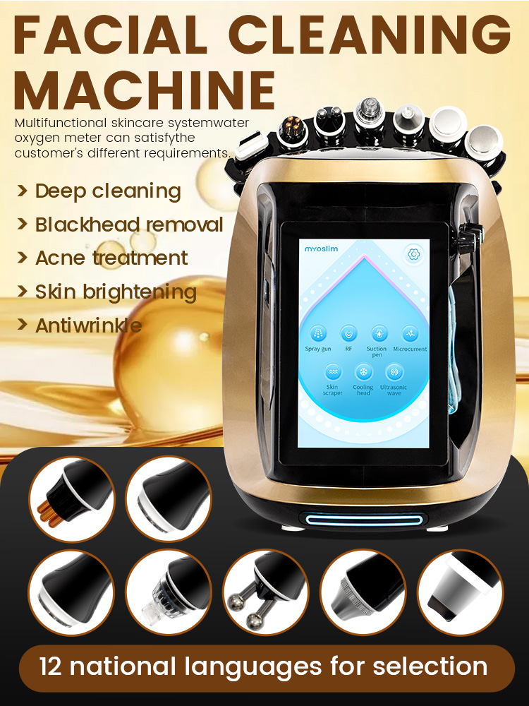 Water Hydra Dermabrasion New Oxygen Ice Blue Smart Jet Aqua Peeling Small Bubble For Facial Cleansing Equipment