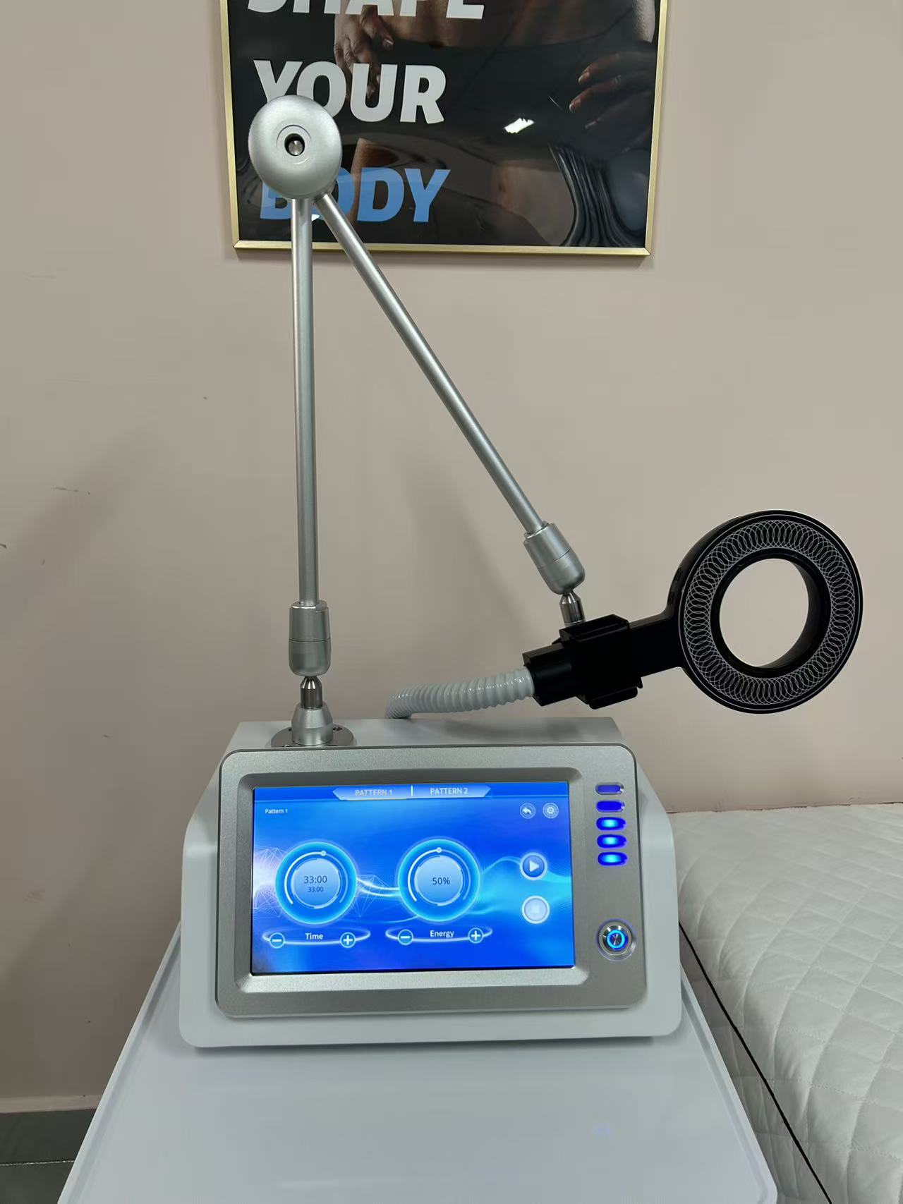 Electromagnetic Transduction Therapy Device 360° Rotatable For Shoulder Back Leg Pain Relief Portable Spa Clinic Physical Therapy Equipment