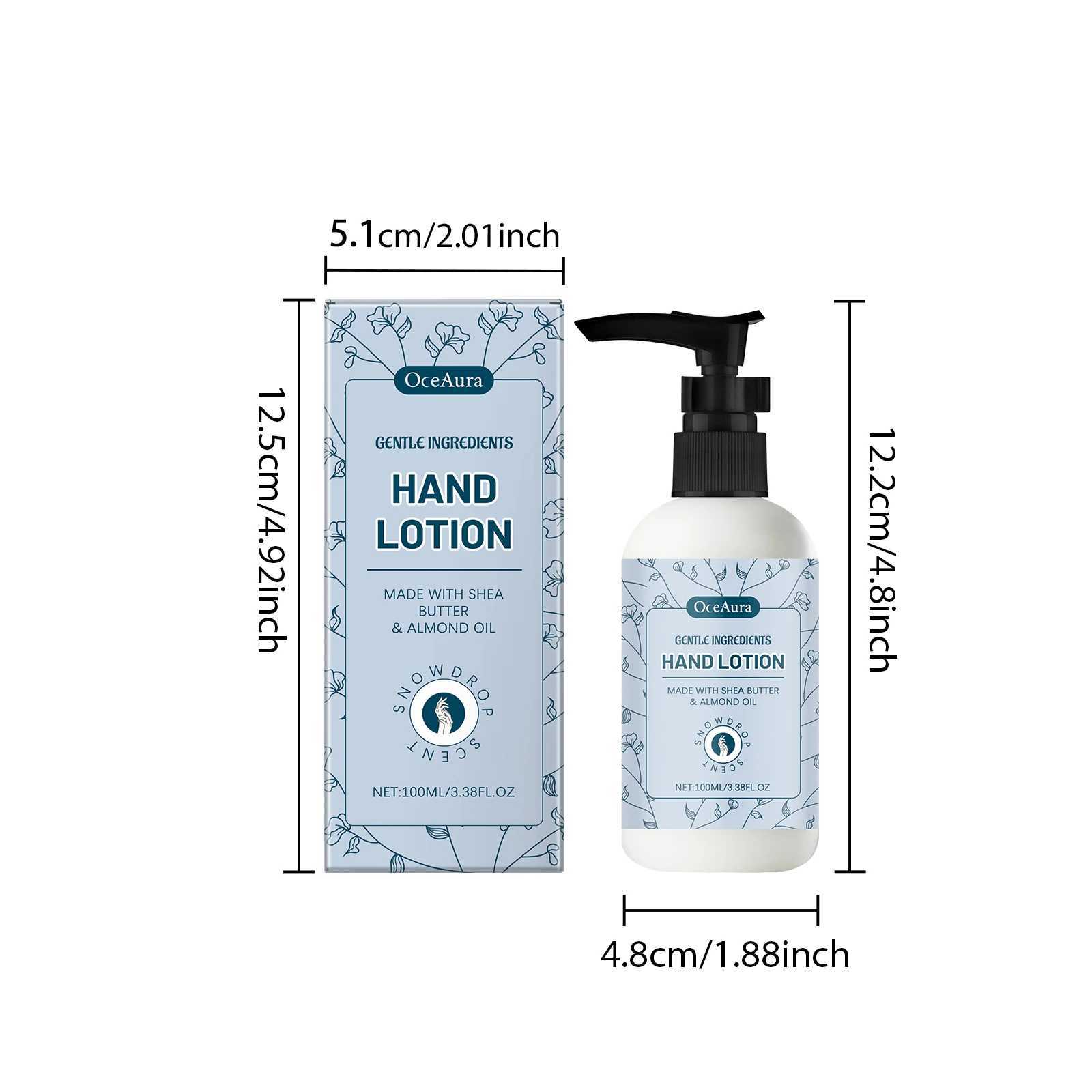 Shea Butter Hand Lotion Moisturizing Nourishing Fade Fine Lines Soft Smooth Skin Non Greasy Fast Absorbing for Dry Cracked Hands J251115