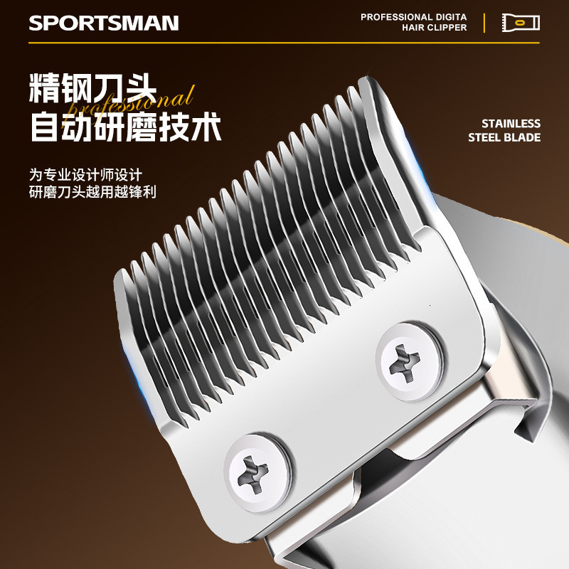 Original VGR 0mm zero Metal Electric Hair Beard Trimmer For Men Body Face Electric Clipper Hair Cutting Rechargeable 240701