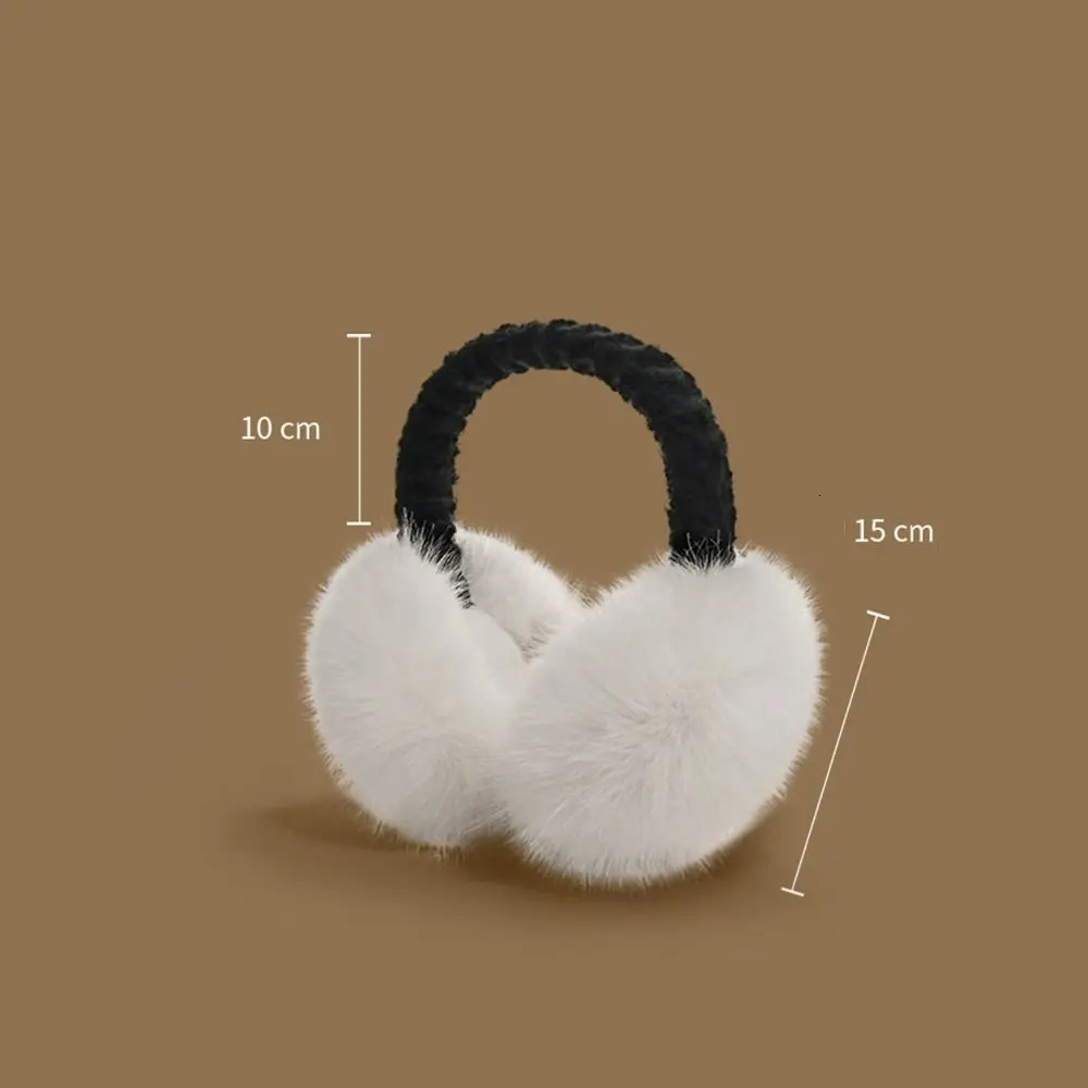 Winter Warm Foldable Earmuffs Thickened Cold Protection Folding Ear Warmer Antifreeze Faux Fur EarMuffs For Women Men Outdoor 251024