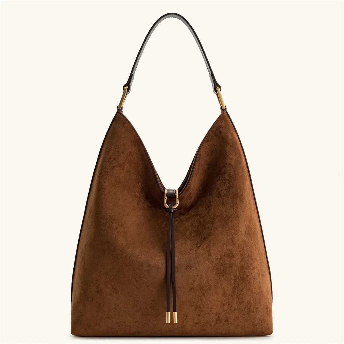 Designer bag JW PEI Aria Large Capacity Faux Suede Shoder Crossbody Bag for Wen Solid Color Underarm Cmuter Bag Simple Casual Purse Y251029