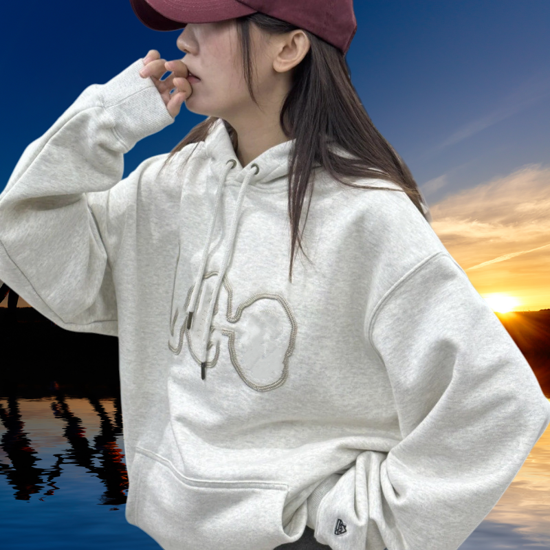 High Street Letter Hoodie Men Retro Zip Up Long Sleeve Loose Jacket Coats Harajuku Casual Gothic Hooded Sweatshirt Y2K Streetwear