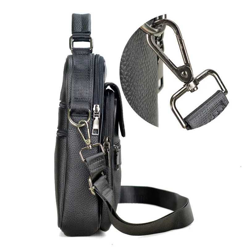 Fi Genuine Leather Shoder Bag for Men Real Leather Handbags Mens Casual Off Messenger Bags M Casual Crossbody Bag Y251011