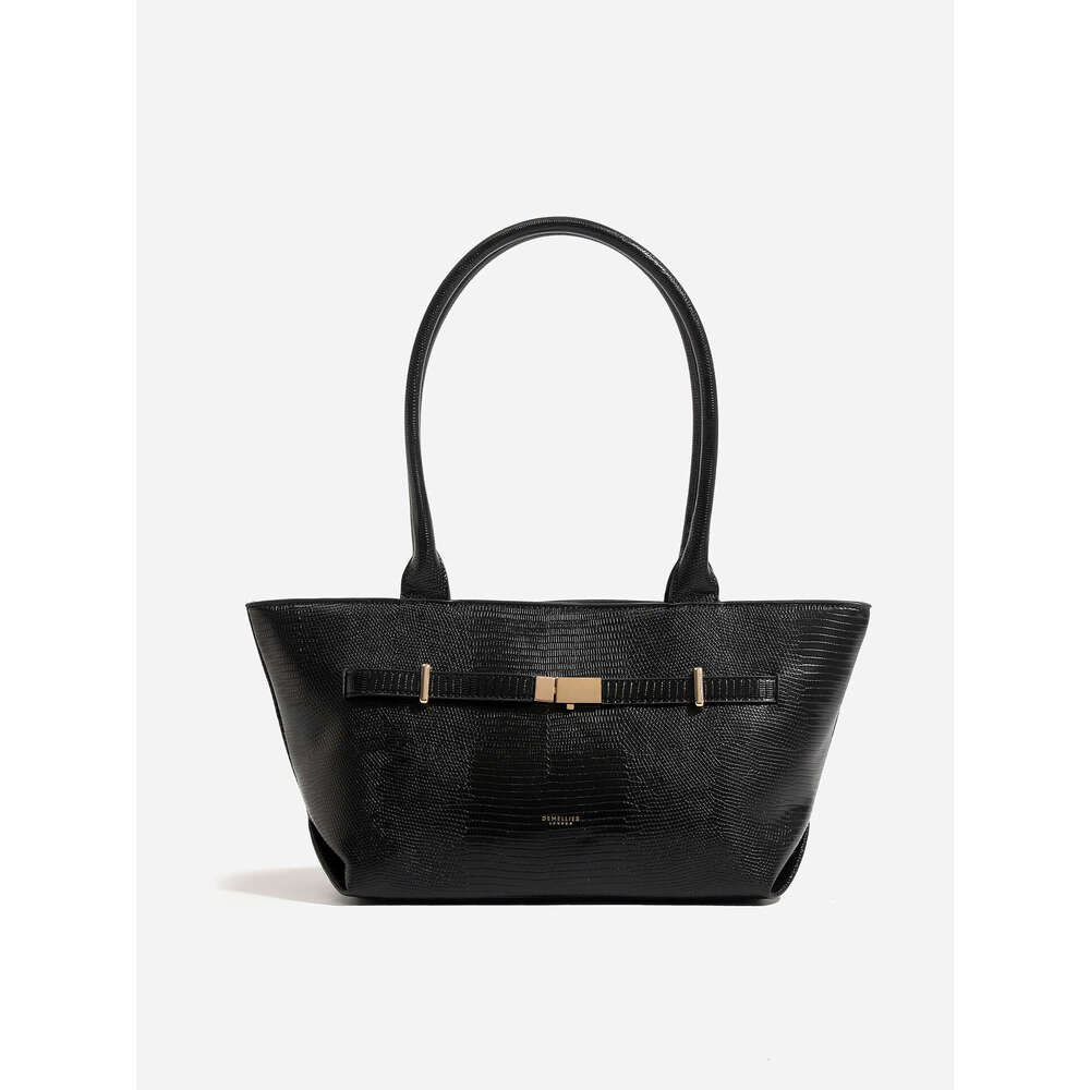 designer bag Luxury bag 2025 Fashionable versatile single shoulder bag Niche bag Genuine Leather Handbag Versatile Horizontal Shoulder Baguette Bag fo