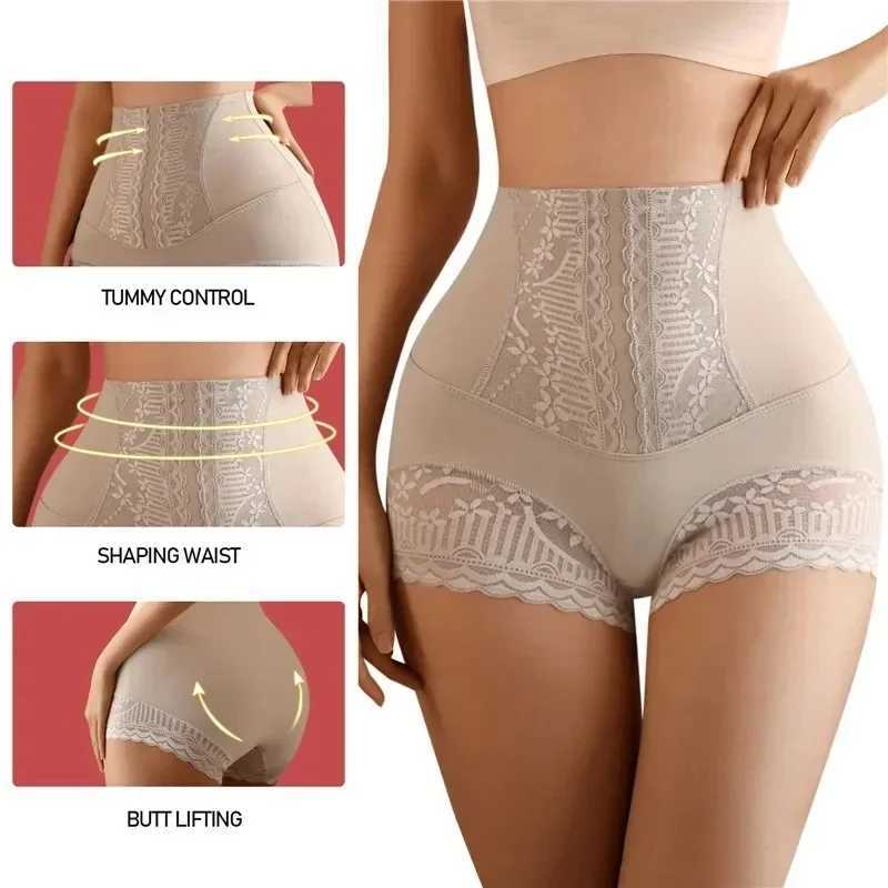Womens Shapewear Panties High Waist Flat Belly Shorts Butt Lifter Body Shaper Slimming Underwear Postpartum Belly Shaping Panty L251030