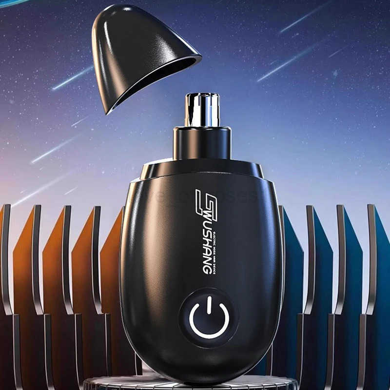 Electric Nose Hair Trimmer Rechargeable Portable Painless Travel Cleaning Tool Men And Women Ears Hair Eyebrow Shaving Z251030