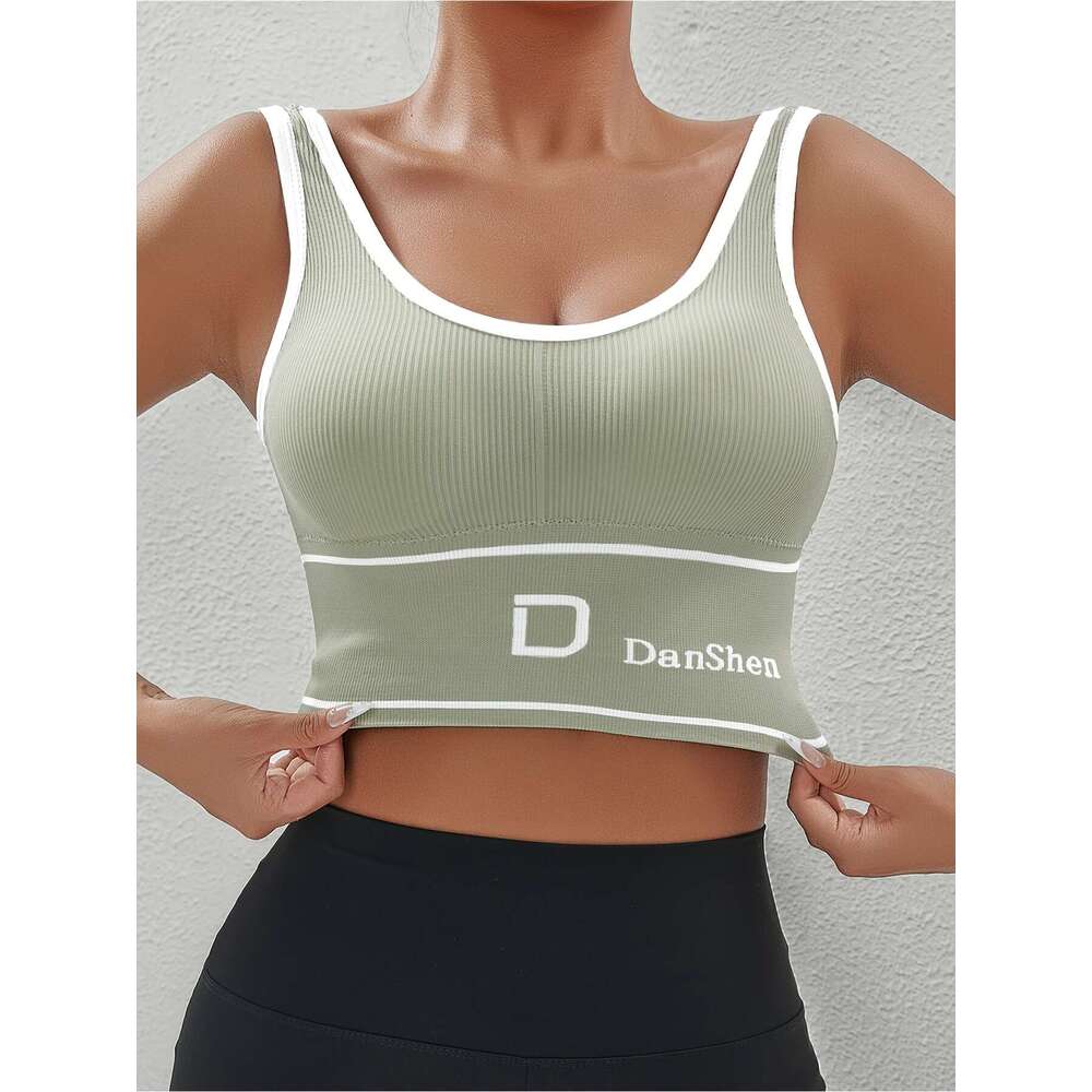 5-Pack DanSheer High-Impact Sports Bras - Full Coverage Wireless Yoga & Running Bras, Breathable Nylon Blend, High Elasticity Removable Pads, hine Was