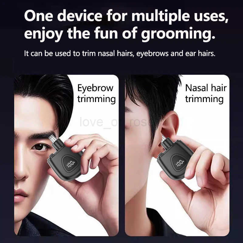 USB charging Nose and Ear Hair Trimmer Portable Electric Nose Hair Clipper Mini Compact Design Quick Charging Suitable for men Z251030