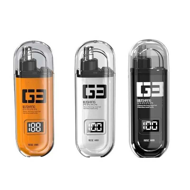 New Nose Hair Trimmer Portable Digital Display Rechargeable Blade For Home Use Washing Cleaning Nostrils For Men And Women M251030