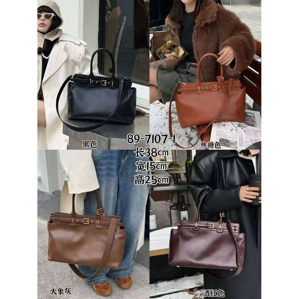 Designer bag 52 Winter Matte Coffee Camel Grey Large Tote Russian Style Real Suede Cow Leather Women Handbag Nubuck Commuter Office Shoulder Bag