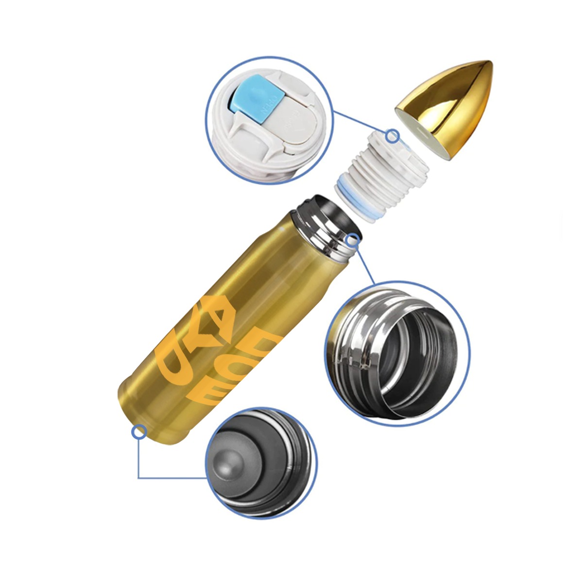 16oz Stainless Steel Tumbler, Custom Printed Travel Mug, Vacuum Insulated Cup for Hot & Cold Drinks, Fashion Modern Design