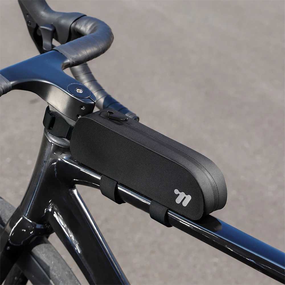 07L Bicycle Top Tube Bag Waterproof Cycling Tools Storage Bag TPU Cycling Front Bag for Outdoor Riding H251029