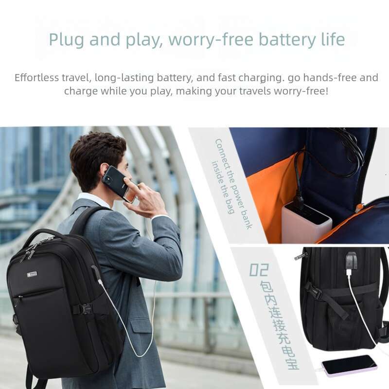 Multifunctional Men S Backpack Large Capacity Business Travel Laptop Bag Lightweight Minimalist New Model High Quality