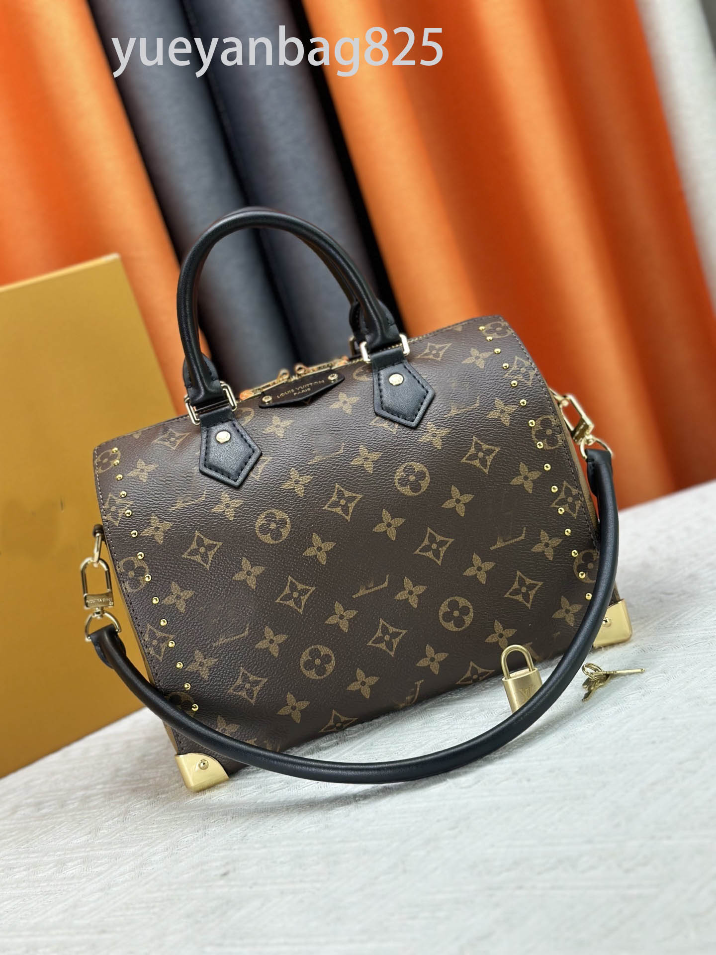 Brown Designer Speey Trunk Pillow Bag Women Shoulder Bags Spring Boston Bag Tote Bag Luxury Handbags Lady Crossbody Bag Letters Flower Printed Purse M26181