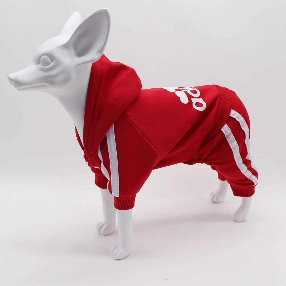 Winter Clothes for Small Dogs Sport Dog Hoodie Fleece Overalls for Small Breeds Dogs Letters Puppy Sweatshirt Dog Jumpsuit C251030