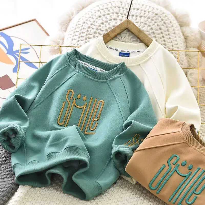 Boys Hoodies Sweatshirts CottonTops Outwear 2023 Cheap Spring Autumn Kids Sport Uniforms Childrens ClothingT251030