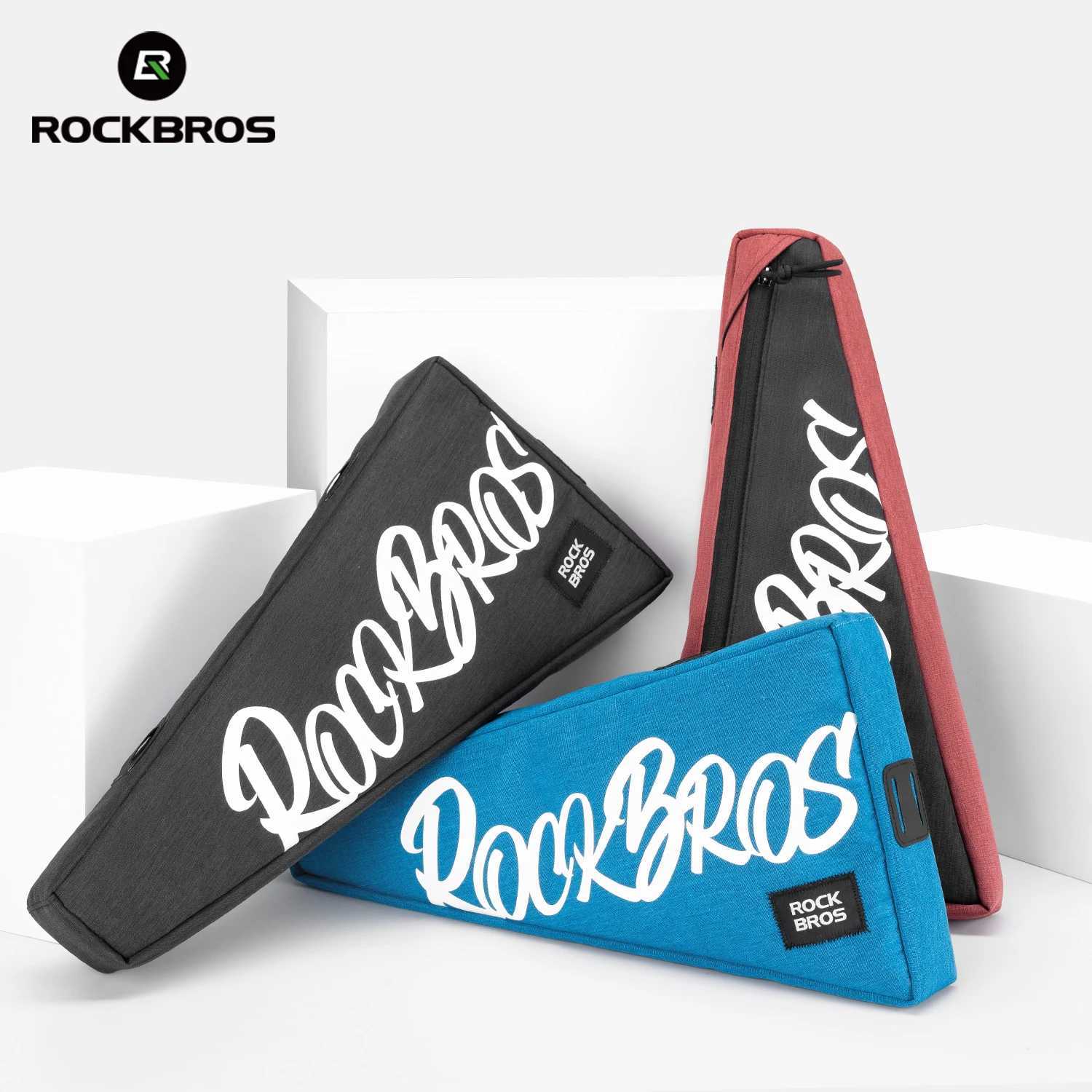 ROCKBROS Large Bicycle Triangle Bag 19L Frame Front Tube Bag Cycling Tool Pouch Bag Waterproof Bike Accessory H251029