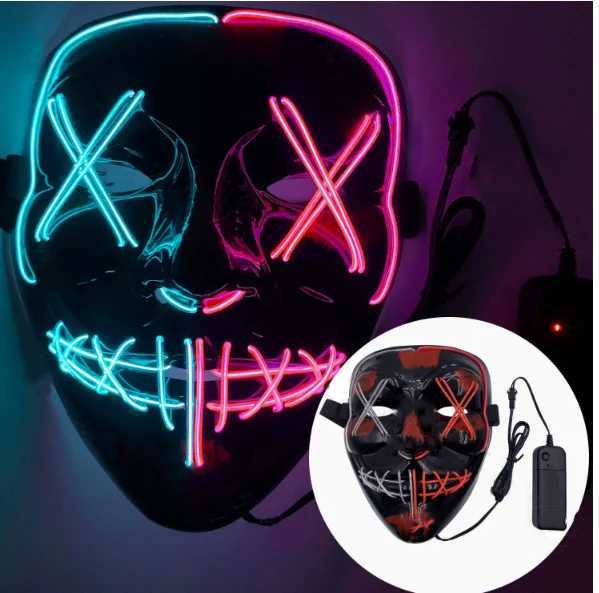 LED Halloween masks for costume cosplay parties masquerade mask terrorW251029