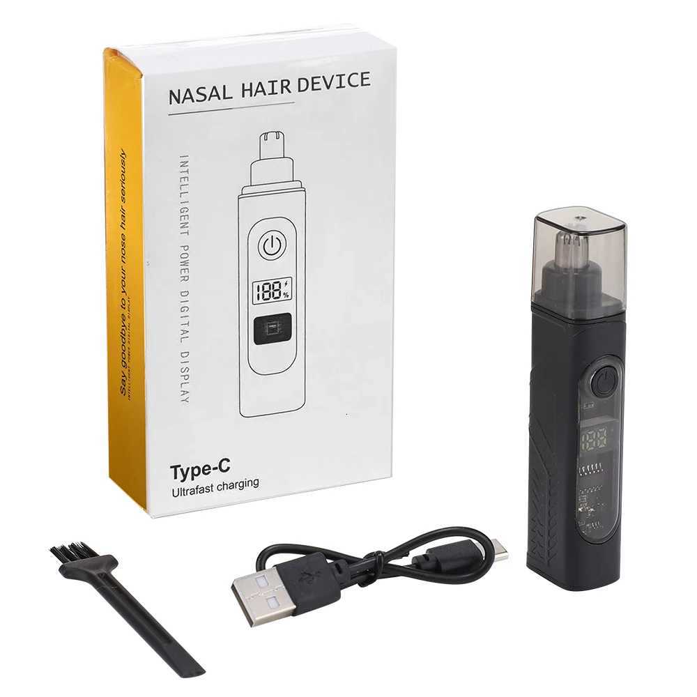 Electric Ear Nose Hair Trimmer For Men USB Charging Portable Nose Hair Trimmer For Men Women Ear Nose Eyebrow Facial Hair Trimme T251029