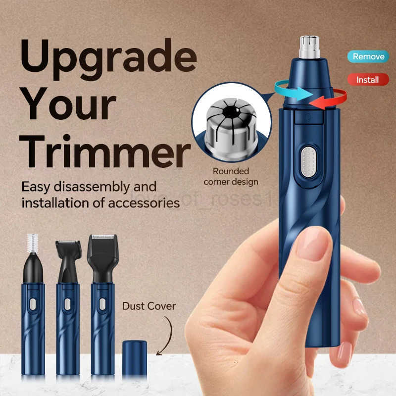 4in1 Beauty Set USB Rechargeable Electric Shaver Ideal for Shaving Beards Nose Hair Eyebrows and Hair Z251030