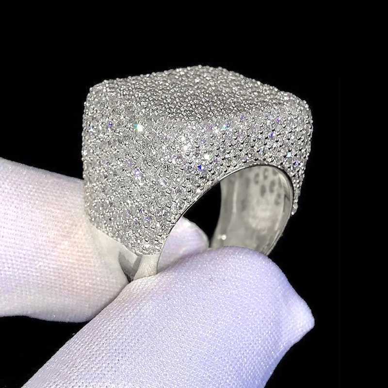 Huitan Geometric Square Shaped Cubic Zirconia Women Rings for Wedding Engagement Band Accessories Sparkling Trendy JewelryW251030