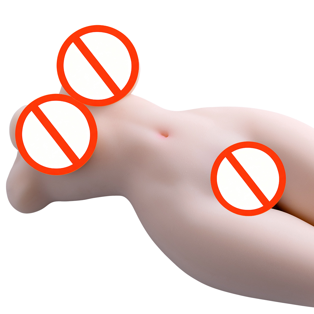 10 Lbs Life-Size Male Torso Sex Doll - 3D Textured Pussy & Anal Channel, Soft Boobs, Male Masturbator, Mens Adult Sex Toy
