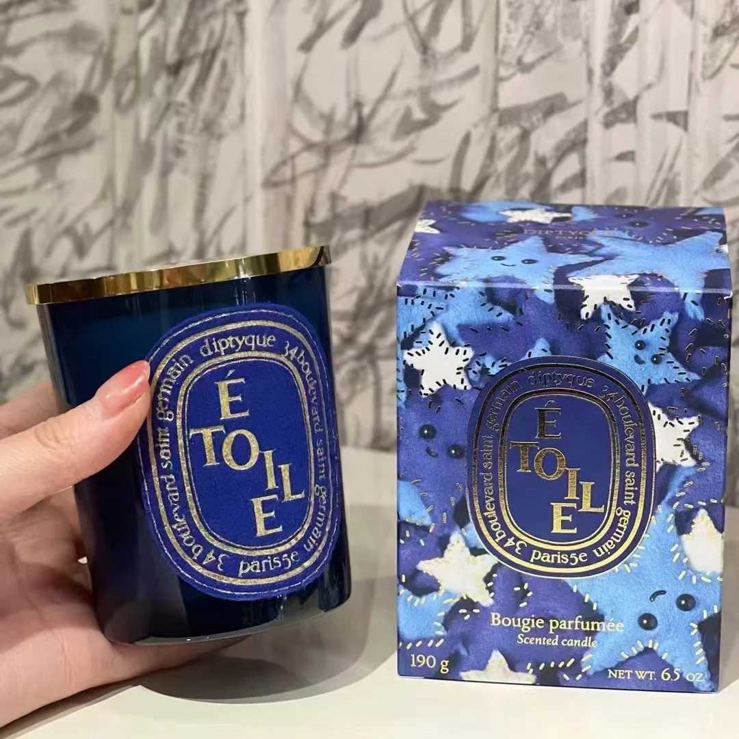 Diptyqueing Christmas Tree Romantic Candles Scented Fragrance Carousel Scented Candle Lid Perfume Aroma Home Decor Luxury Gift W251030