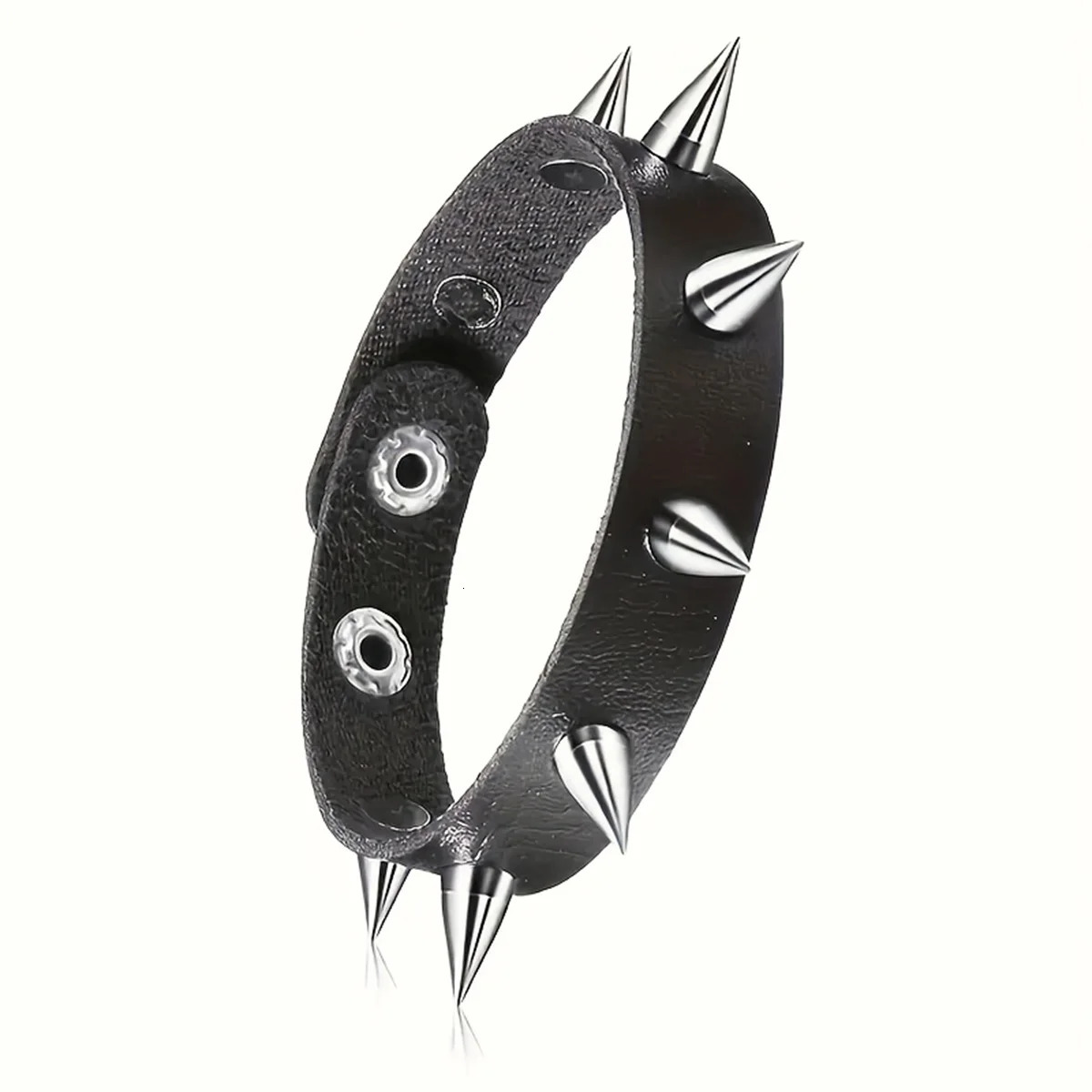Gothic rivets creative Y2K bracelet for daily party music festival wear couple bracelet festival accessories 251028
