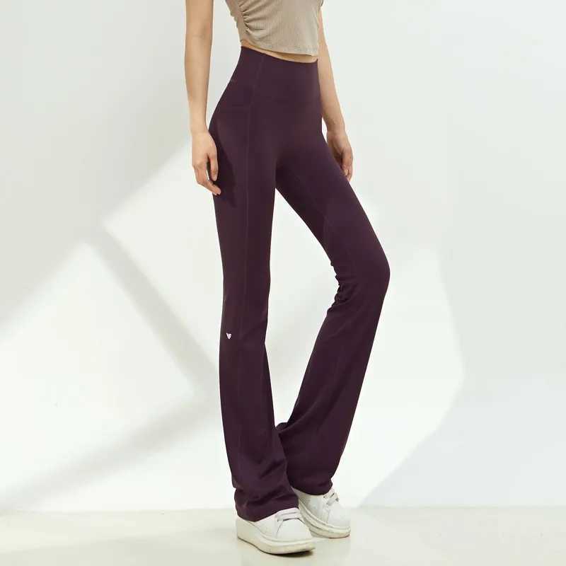 Highend Flared Yoga Pants for Women High Waist Sports Tight Pilates Hip Lifting Fitness Pants Yoga Wide Leg Sports Leggings J251030