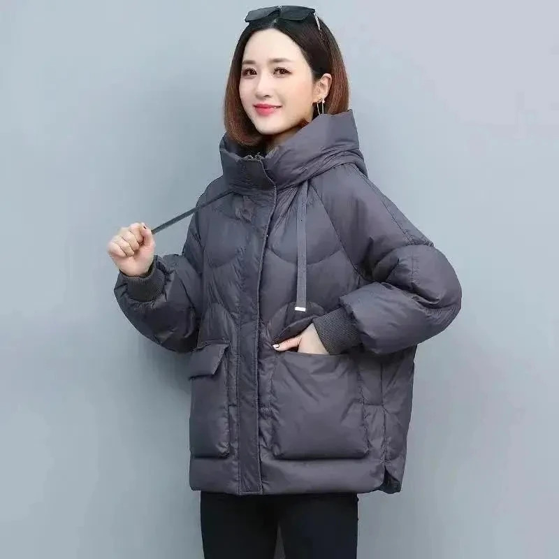 Winter Clothe Basic Jackets Warm Thick Down Cotton Jacket Female Short Hooded Fashion PaddedCotton Parkas Mujer 2 251015