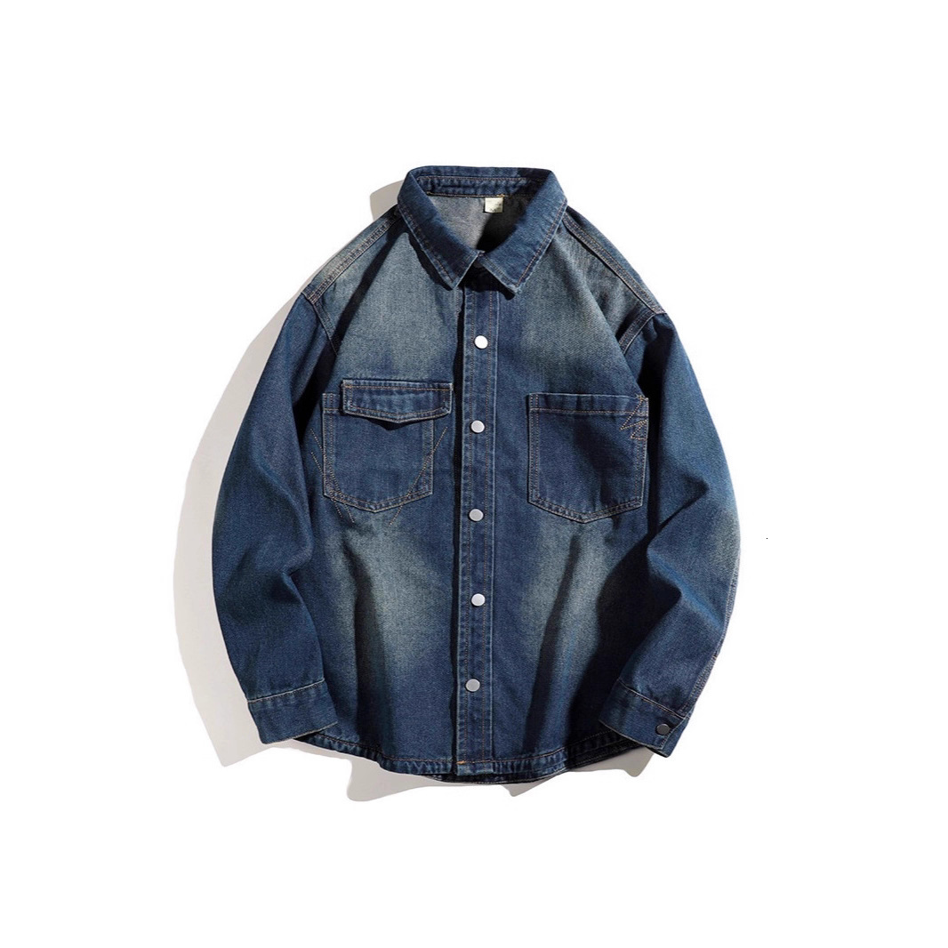 American Style Denim Jacket Men 2025 New Autumn Trendy Designer Coat Loose Versatile Cool Simple Casual Jacket