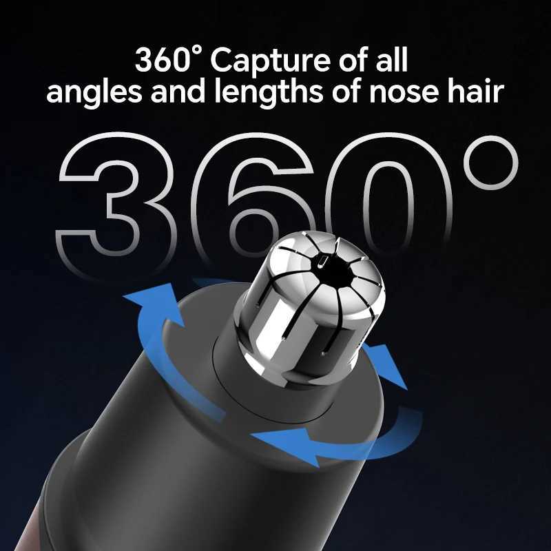 Electric Ear Nose Hair Trimmer For Men USB Charging Portable Nose Hair Trimmer For Men Women Ear Nose Eyebrow Facial Hair Trimme M251029
