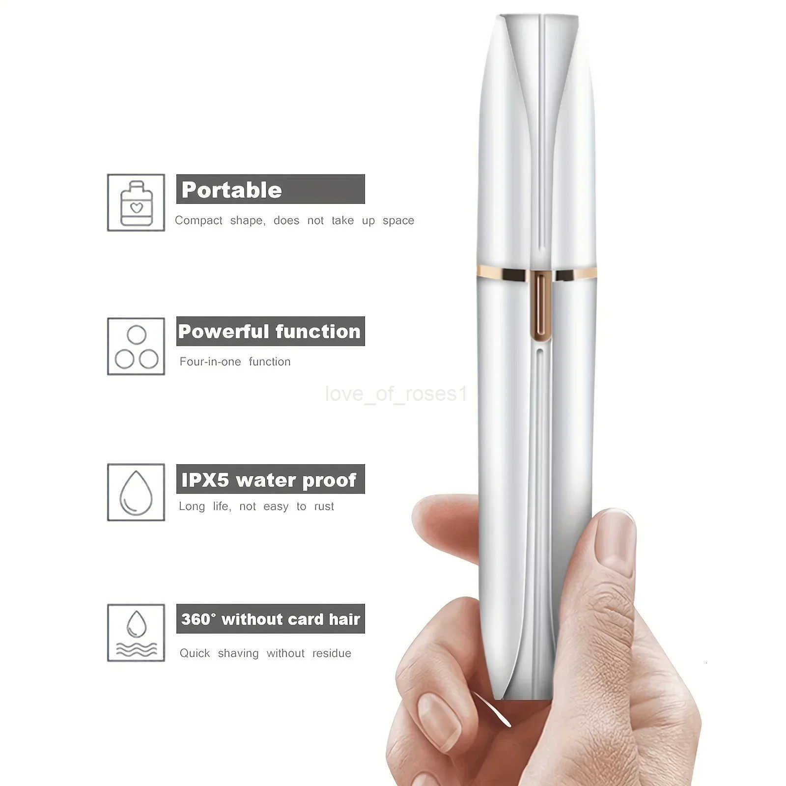 4 In 1 Electric Razor for Women Full Body Shaving Facial Epilator Shaver Eyebrow Trimmer Nose Bikini Line Electric Hair Remover Z251030